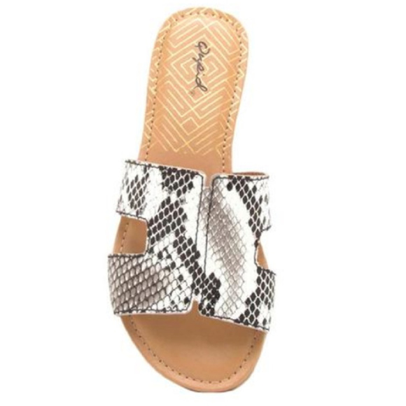 🎉🎉HOST PICK🎉🎉 Snake Print Tory Slide - Picture 2 of 4